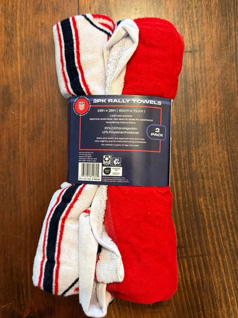 2 pack USA Soccer Olympic rally towels combo bundle NEW